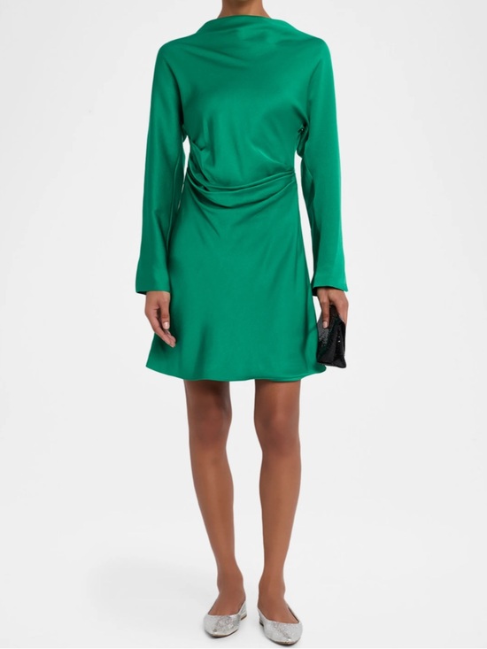 Jonathan Simkhai Dresses & Skirts - NWT Simkhai Harpor Satin Mini Dress Kelly Green 6